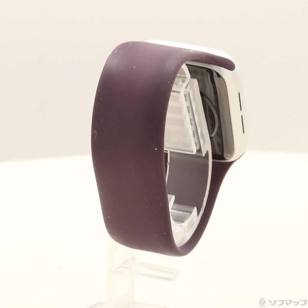 〔中古〕Apple(アップル) Apple Watch SE 第1世代 GPS 40mm シルバーアルミニウムケース ダークチェリーソロループ〔198-ud〕 |  | 02