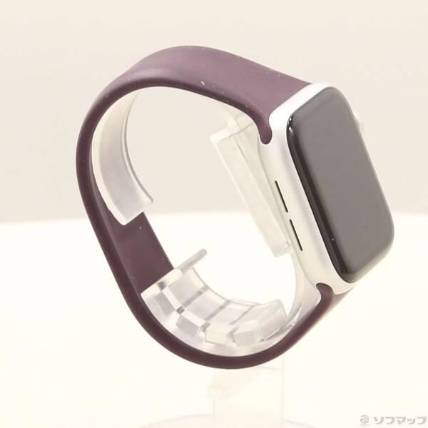 〔中古〕Apple(アップル) Apple Watch SE 第1世代 GPS 40mm シルバーアルミニウムケース ダークチェリーソロループ〔198-ud〕 |  | 03