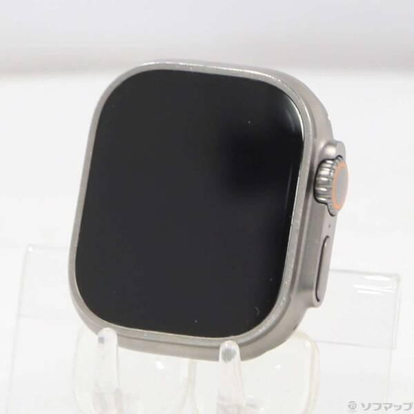 〔中古〕Apple(アップル) Apple Watch Ultra GPS + Cellular 49mm チタニウムケース バンド無し〔377-ud〕 | 