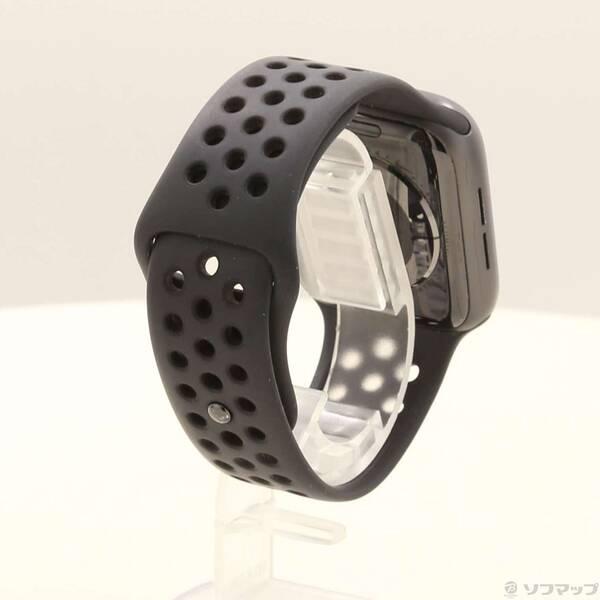 〔中古〕Apple(アップル) Apple Watch Series 4 Nike+ GPS 44mm スペースグレイアルミニウムケース アンスラサイト／ブラックNikeスポーツバンド〔198-ud〕 |  | 02