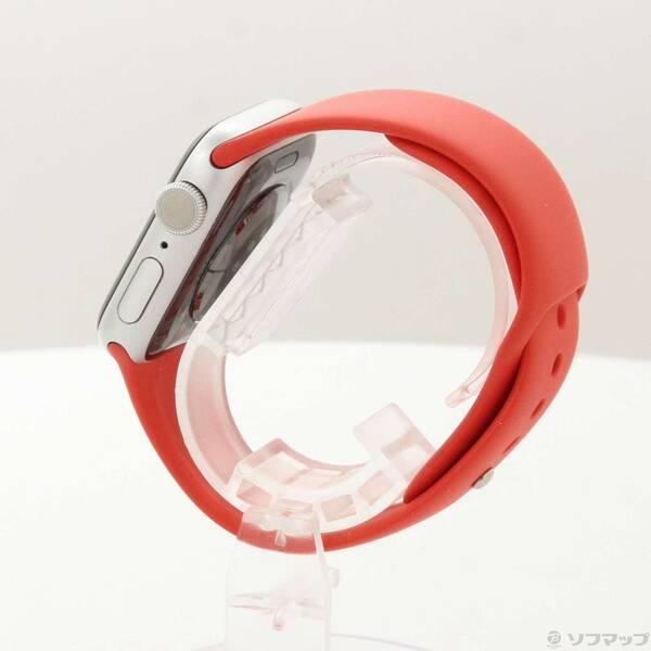 〔中古〕Apple(アップル) Apple Watch Series 6 GPS 40mm シルバーアルミニウムケース レッドスポーツバンド〔352-ud〕 |  | 01
