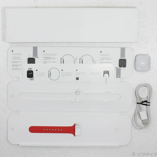 〔中古〕Apple(アップル) Apple Watch Series 6 GPS 40mm シルバーアルミニウムケース レッドスポーツバンド〔352-ud〕 |  | 04