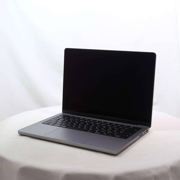 〔中古〕MacBook Pro 14.2-inch Late-2021 MKGP3J／A Apple M1 Pro 8コアCPU_14コアGPU 16GB SSD512GB スペースグレイ 〔15.7 Sequoia〕〔349-ud〕 | 