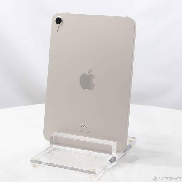 〔中古〕Apple(アップル) iPad mini 第6世代 64GB スターライト MK8C3J／A SIMフリー〔305-ud〕 | 