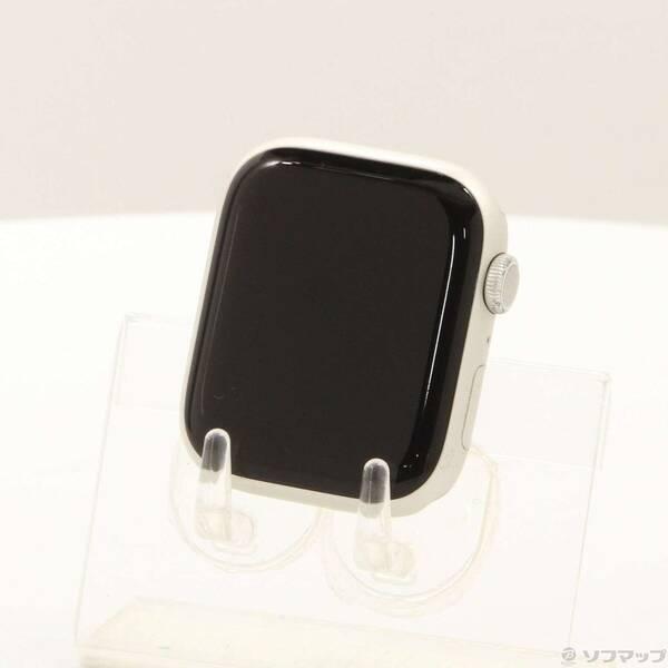 〔中古〕Apple(アップル) Apple Watch Series 7 GPS 45mm スターライトアルミニウムケース バンド無し〔305-ud〕 | 