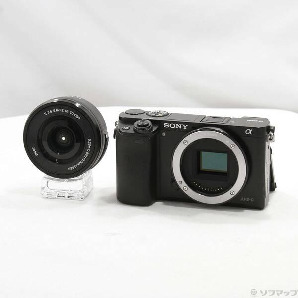 〔中古〕SONY(ソニー) α6000 パワーズームレンズキット ブラック ILCE-6000L〔258-ud〕 | 