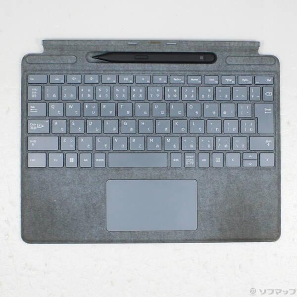 〔中古〕Microsoft(マイクロソフト) Surface Pro スリム ペン2付き Signature キーボード アイスブルー 8X6-00059〔258-ud〕 | 