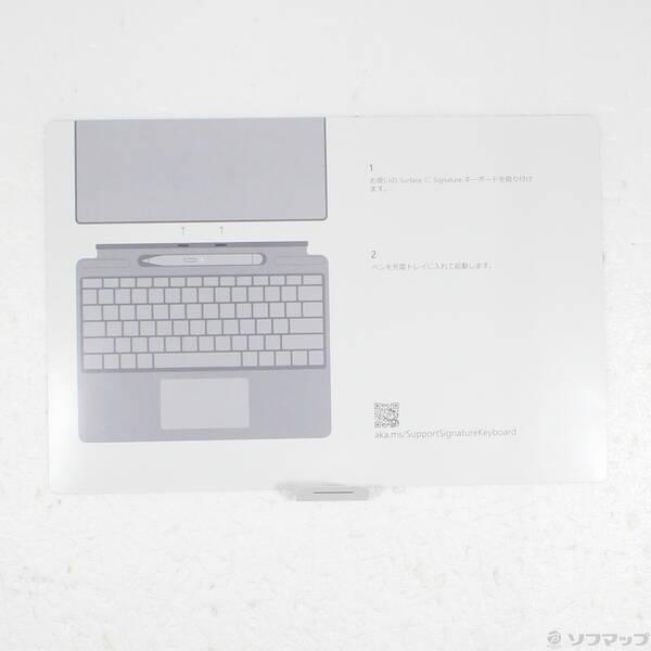 〔中古〕Microsoft(マイクロソフト) Surface Pro スリム ペン2付き Signature キーボード アイスブルー 8X6-00059〔258-ud〕 |  | 02