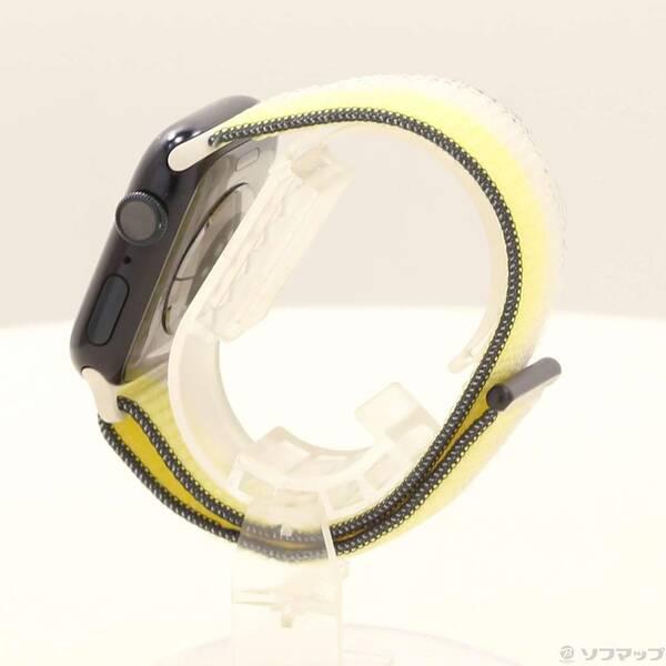 〔中古〕Apple(アップル) Apple Watch Series 7 GPS 41mm ミッドナイトアルミニウムケース オートミルク／レモンゼストスポーツループ〔198-ud〕 |  | 01