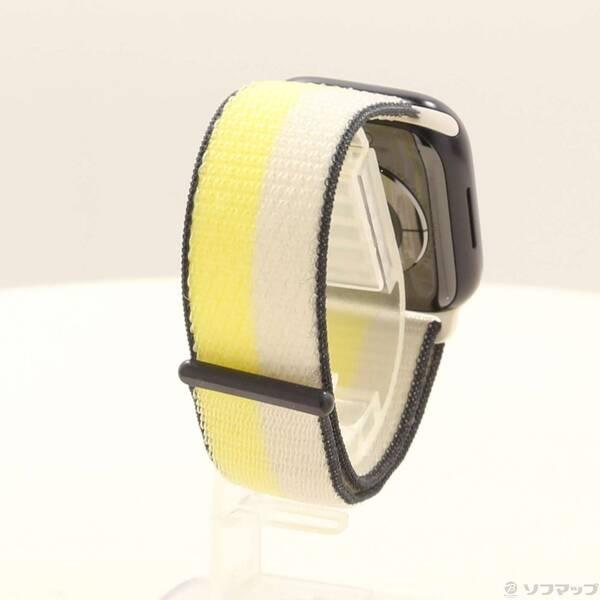 〔中古〕Apple(アップル) Apple Watch Series 7 GPS 41mm ミッドナイトアルミニウムケース オートミルク／レモンゼストスポーツループ〔198-ud〕 |  | 02