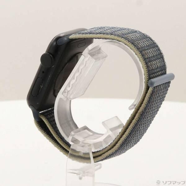 〔中古〕Apple(アップル) Apple Watch SE 第2世代 GPS 44mm ミッドナイトアルミニウムケース ストームブルースポーツループ〔305-ud〕 |  | 01