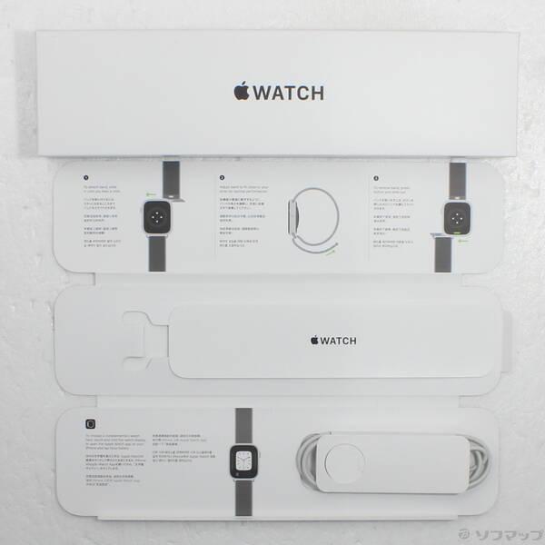 〔中古〕Apple(アップル) Apple Watch SE 第2世代 GPS 44mm ミッドナイトアルミニウムケース ストームブルースポーツループ〔305-ud〕 |  | 04