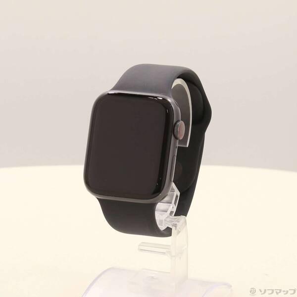 〔中古〕Apple(アップル) Apple Watch Series 6 GPS + Cellular 44mm スペースグレイアルミニウムケース ブラックスポーツバンド〔198-ud〕 | 