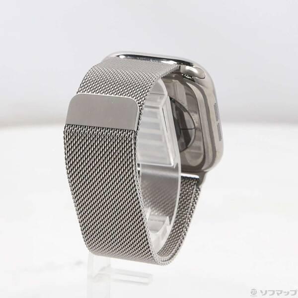 〔中古〕Apple(アップル) Apple Watch Series 11 GPS + Cellular 46mm ナチュラルチタニウムケース ナチュラルミラネーゼループ〔258-ud〕 |  | 02