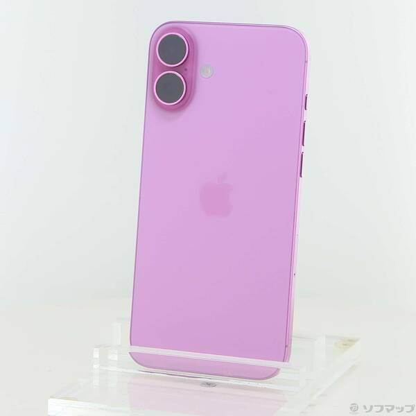 〔中古〕Apple(アップル) iPhone16 Plus 512GB ピンク MXVQ3J／A SIMフリー〔262-ud〕 | 