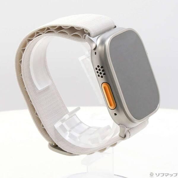〔中古〕Apple(アップル) Apple Watch Ultra GPS + Cellular 49mm チタニウムケース スターライトアルパインループ〔377-ud〕 |  | 03
