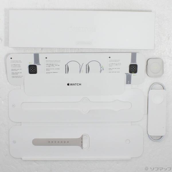 〔中古〕Apple(アップル) Apple Watch Series 8 GPS + Cellular 41mm ゴールドステンレススチールケース スターライトスポーツバンド〔377-ud〕 |  | 04