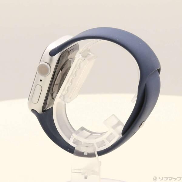 〔中古〕Apple(アップル) Apple Watch Series 9 GPS 41mm シルバーアルミニウムケース ストームブルースポーツバンド〔198-ud〕 |  | 01