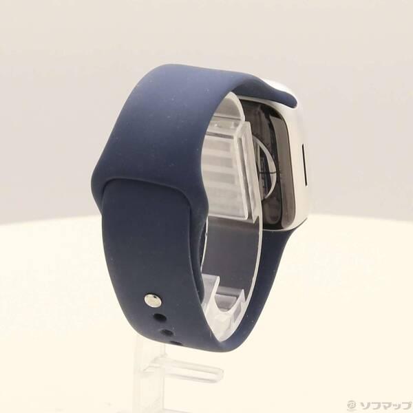 〔中古〕Apple(アップル) Apple Watch Series 9 GPS 41mm シルバーアルミニウムケース ストームブルースポーツバンド〔198-ud〕 |  | 02