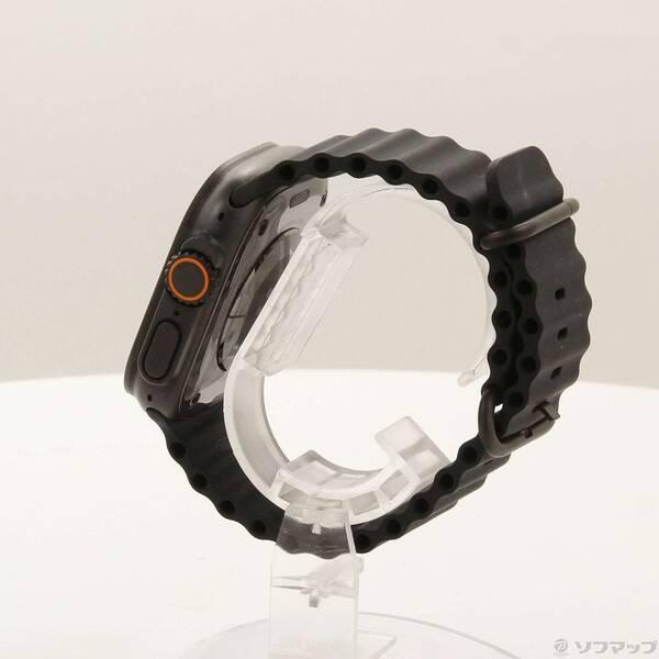 〔中古〕Apple(アップル) Apple Watch Ultra 2 GPS + Cellular 49mm ブラックチタニウムケース ブラックオーシャンバンド〔297-ud〕 |  | 01