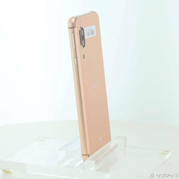 中古〕SHARP(シャープ) AQUOS sense3 64GB ライトカッパー SH-M12 SIM