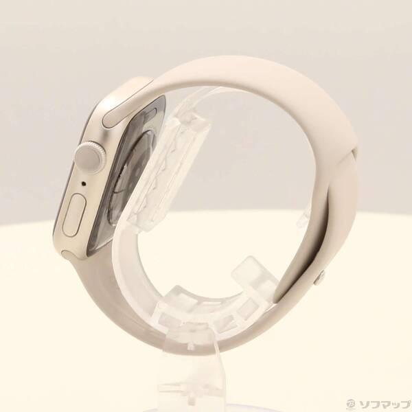 〔中古〕Apple(アップル) Apple Watch Series 9 GPS 41mm スターライトアルミニウムケース スターライトスポーツバンド〔198-ud〕 |  | 01