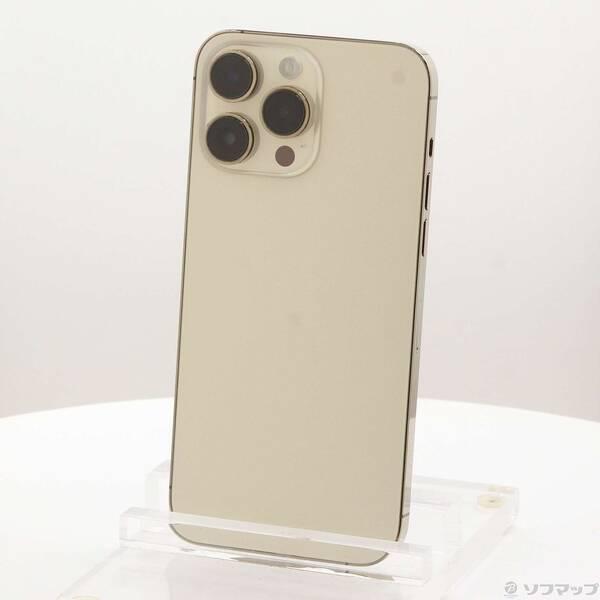 〔中古〕Apple(アップル) iPhone14 Pro Max 128GB ゴールド MQ983J／A SIMフリー〔276-ud〕 | 