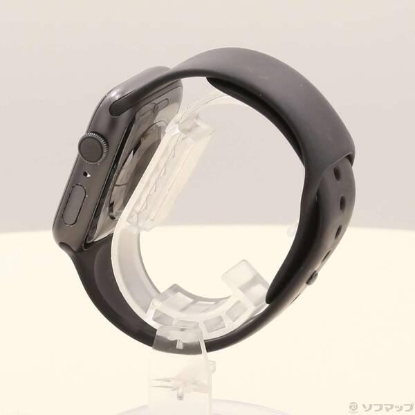 〔中古〕Apple(アップル) Apple Watch Series 4 GPS 44mm スペースグレイアルミニウムケース ブラックスポーツバンド〔247-ud〕 |  | 01