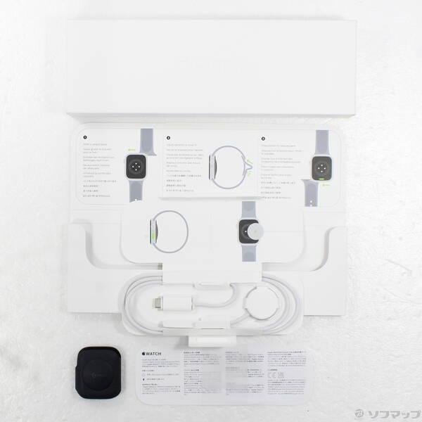 〔中古〕Apple(アップル) Apple Watch Series 9 GPS 45mm ミッドナイトアルミニウムケース ストームブルースポーツバンド〔198-ud〕 |  | 04