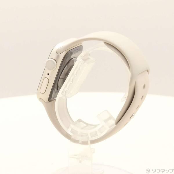 〔中古〕Apple(アップル) Apple Watch Series 7 GPS 41mm スターライトアルミニウムケース スターライトスポーツバンド〔258-ud〕 |  | 01