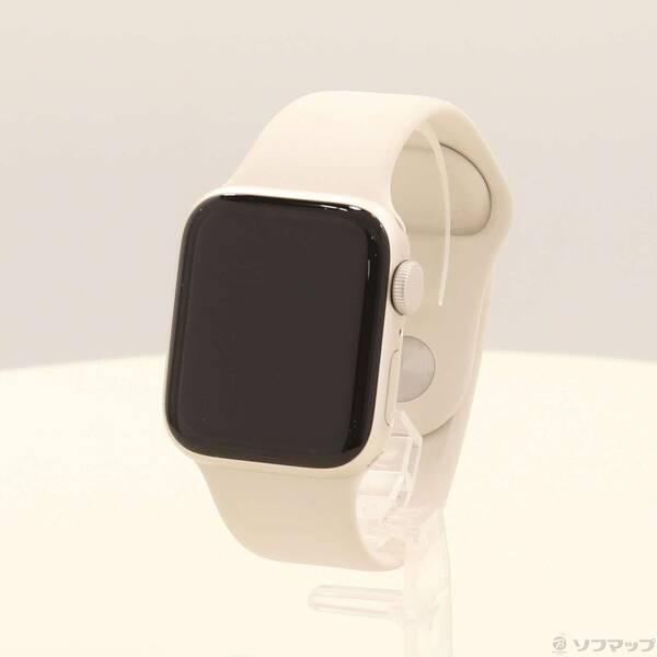 〔中古〕Apple(アップル) Apple Watch SE 第2世代 GPS 40mm スターライトアルミニウムケース スターライトスポーツバンド〔377-ud〕 | 