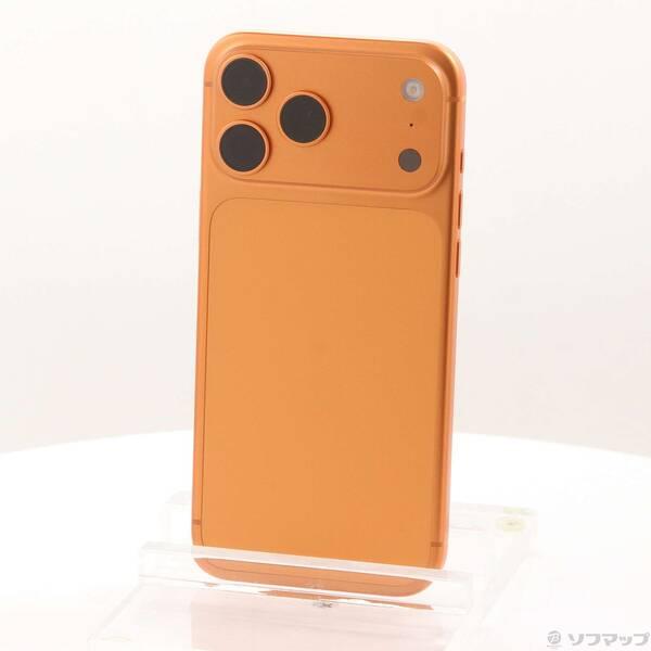 〔中古〕Apple(アップル) iPhone17 Pro Max 2TB コズミックオレンジ MFYK4J／A SIMフリー〔198-ud〕 | 