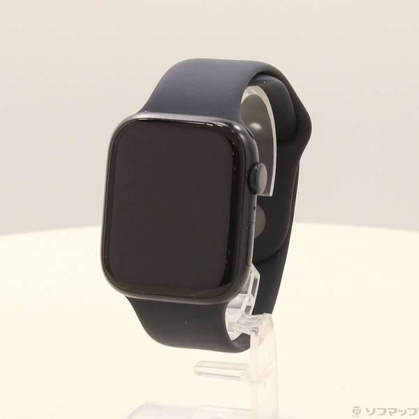 〔中古〕Apple(アップル) Apple Watch Series 9 GPS 45mm ミッドナイトアルミニウムケース ミッドナイトスポーツバンド〔198-ud〕 | 