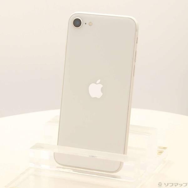 〔中古〕Apple(アップル) iPhone SE 第3世代 64GB スターライト MMYD3J／A SIMフリー〔198-ud〕 | 