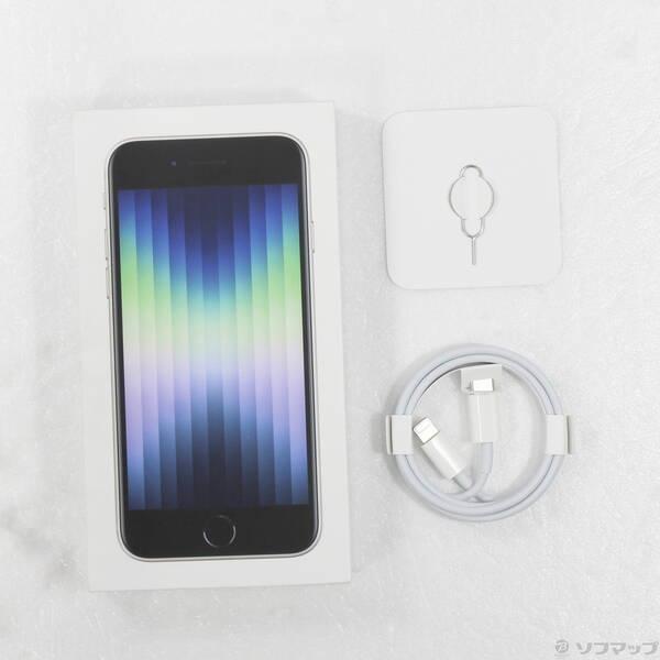 〔中古〕Apple(アップル) iPhone SE 第3世代 64GB スターライト MMYD3J／A SIMフリー〔198-ud〕 |  | 04