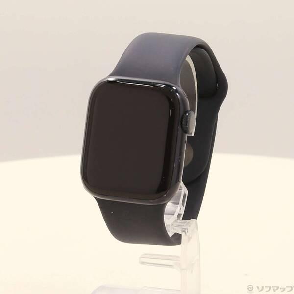 〔中古〕Apple(アップル) Apple Watch Series 8 GPS 41mm ミッドナイトアルミニウムケース ミッドナイトスポーツバンド〔198-ud〕 | 