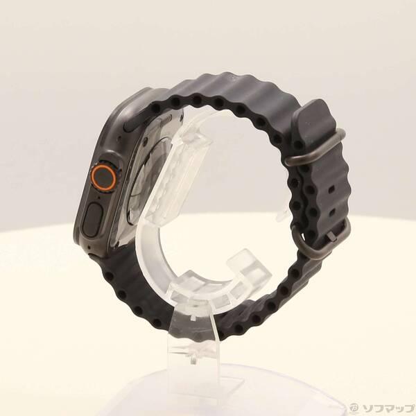 〔中古〕Apple(アップル) Apple Watch Ultra 3 GPS + Cellular 49mm ブラックチタニウムケース ブラックオーシャンバンド〔198-ud〕 |  | 01