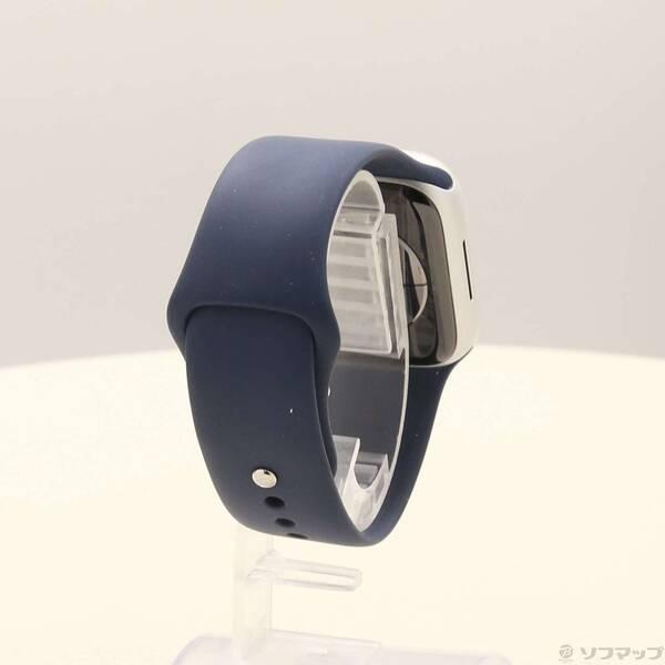 〔中古〕Apple(アップル) Apple Watch Series 9 GPS 41mm シルバーアルミニウムケース ストームブルースポーツバンド〔344-ud〕 |  | 02