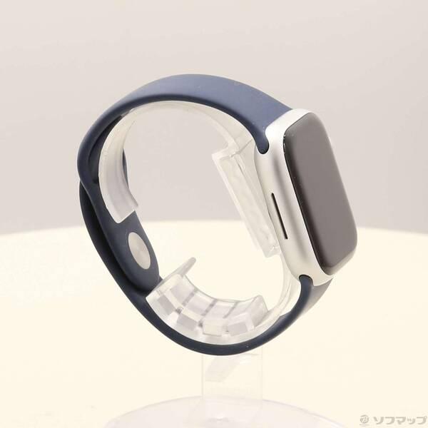 〔中古〕Apple(アップル) Apple Watch Series 9 GPS 41mm シルバーアルミニウムケース ストームブルースポーツバンド〔344-ud〕 |  | 03