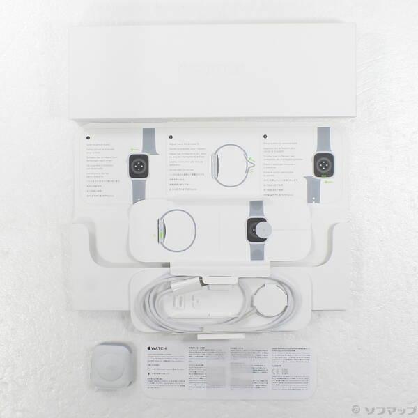 〔中古〕Apple(アップル) Apple Watch Series 9 GPS 41mm シルバーアルミニウムケース ストームブルースポーツバンド〔344-ud〕 |  | 04