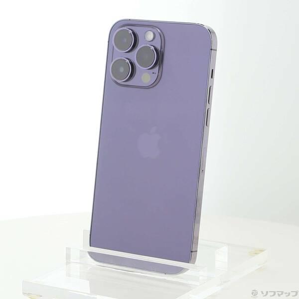〔中古〕Apple(アップル) iPhone14 Pro Max 256GB ディープパープル MQ9E3J／A SIMフリー〔276-ud〕 | 