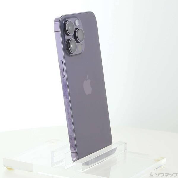 〔中古〕Apple(アップル) iPhone14 Pro Max 256GB ディープパープル MQ9E3J／A SIMフリー〔276-ud〕 |  | 03