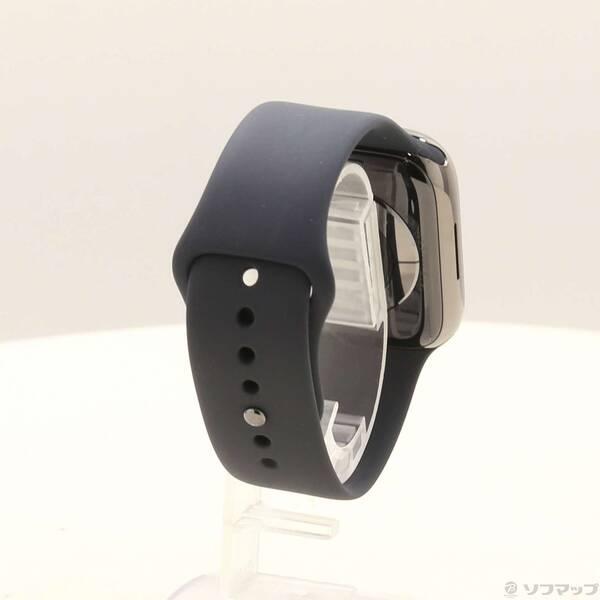〔中古〕Apple(アップル) Apple Watch Series 8 GPS + Cellular 45mm グラファイトステンレススチールケース ミッドナイトスポーツバンド〔258-ud〕 |  | 02