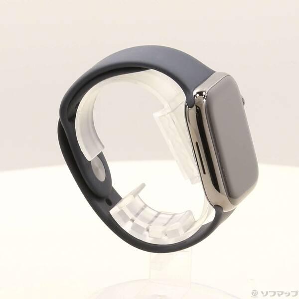 〔中古〕Apple(アップル) Apple Watch Series 8 GPS + Cellular 45mm グラファイトステンレススチールケース ミッドナイトスポーツバンド〔258-ud〕 |  | 03