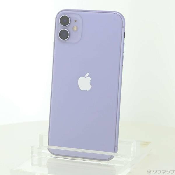 〔中古〕Apple(アップル) iPhone11 64GB パープル MWLX2J／A SIMフリー〔198-ud〕 | 