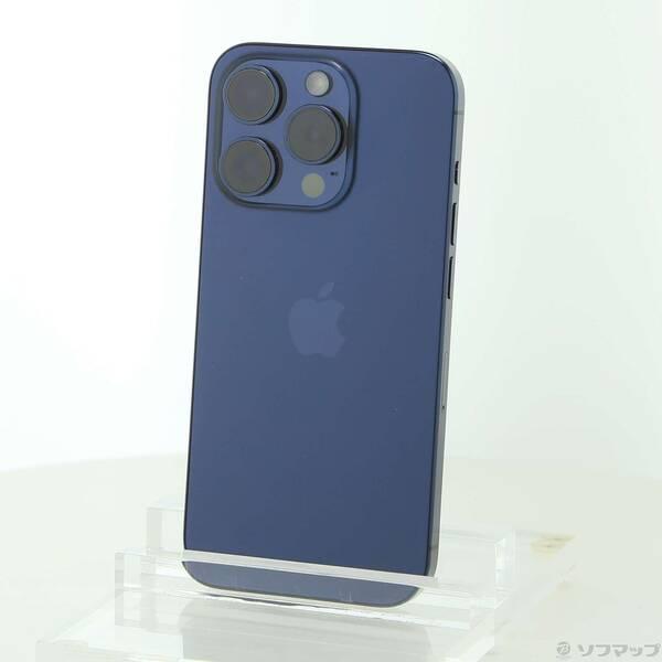 〔中古〕Apple(アップル) iPhone15 Pro 256GB ブルーチタニウム MTUG3J／A SIMフリー〔269-ud〕 | 