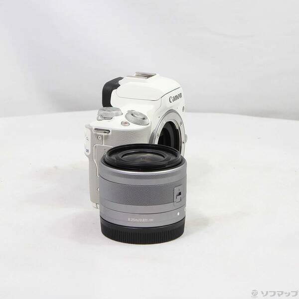 〔中古〕Canon(キヤノン) EOS Kiss M2 EF-M15-45 IS STM レンズキット ホワイト〔305-ud〕 |  | 03