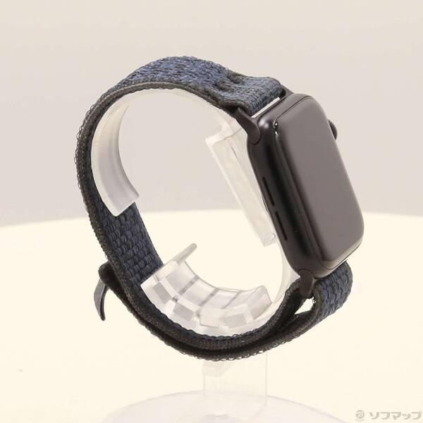 〔中古〕Apple(アップル) Apple Watch SE 第2世代 GPS 40mm ミッドナイトアルミニウムケース ブラック／ブルーNikeスポーツループ〔198-ud〕 |  | 03