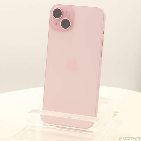 〔中古〕Apple(アップル) iPhone15 Plus 128GB ピンク NU093J／A SIMフリー〔198-ud〕 | 
