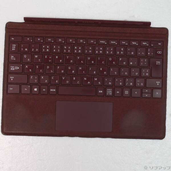 〔中古〕Microsoft(マイクロソフト) Surface Pro Signature タイプカバー FFQ-00059 バーガンディ〔198-ud〕 | 